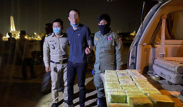 タイからカンボジアに越境した麻薬密売の首謀者（タイ人）を逮捕