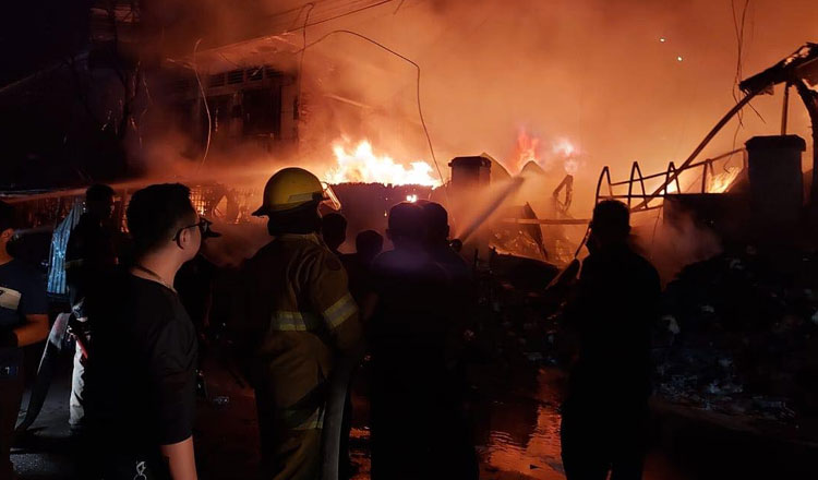 プノンペンニュース　29日未明　倉庫の火事で2人死亡