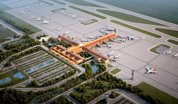 シェムリアップ　新国際空港が42％完成