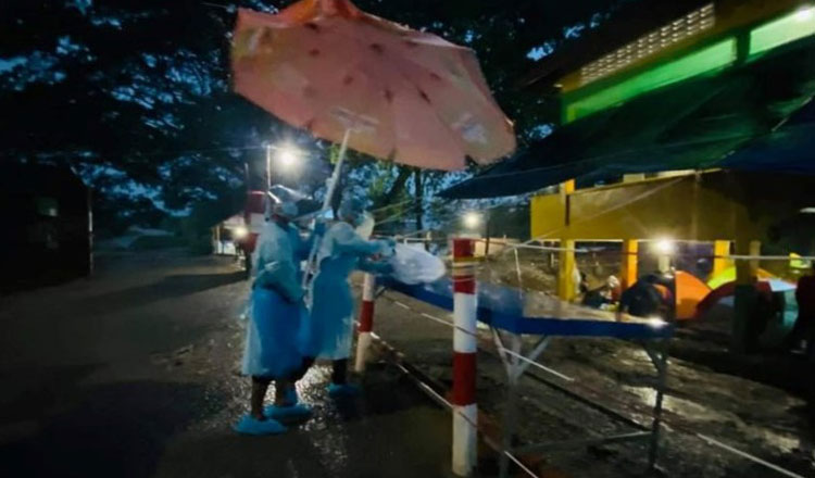 パイリン　洪水で検疫センターから100人以上が避難