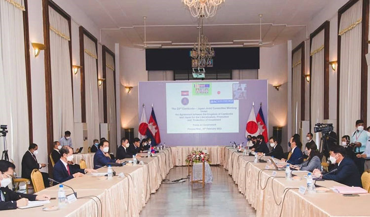 カンボジア、日本は投資とビジネス環境を改善するために合同委員会を開催