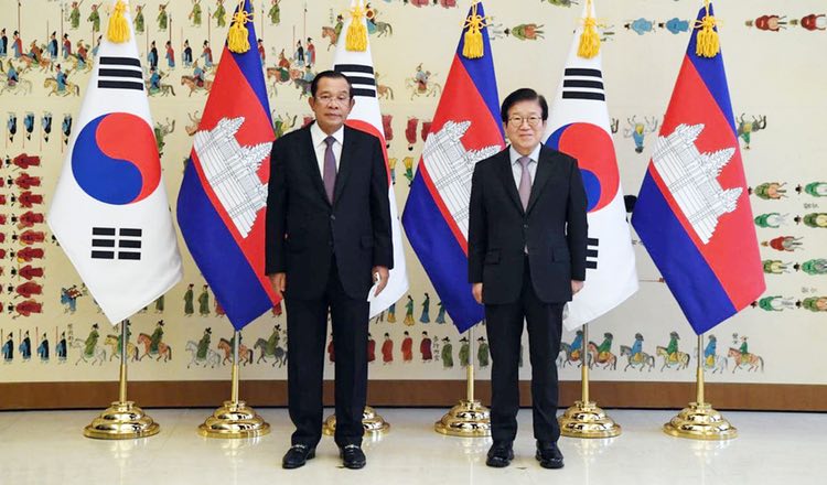 2022年半ば　カンボジア＝韓国の2国間自由貿易協定の批准へ