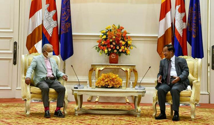 首相が日本の特使を歓迎　同一人物、個人資格でミャンマーの軍上層部と会談