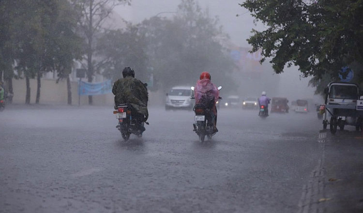 ＜週間天気予報＞　昨日、全国的に降雨があった　本格的な雨季の始まり