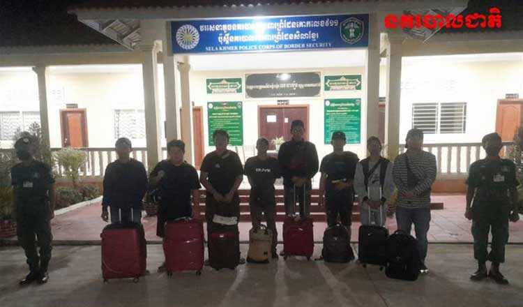 タイへ陸路で密出国を試みたインドネシア人8人を逮捕