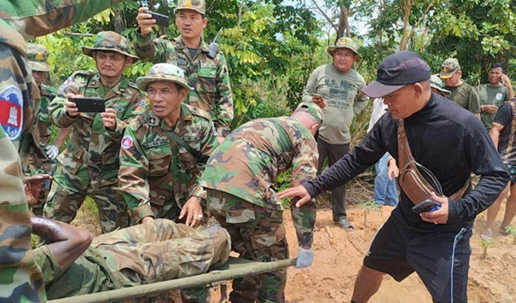 タイ人女性が地雷事故、救おうとしたカンボジア兵士　二人ともに重傷