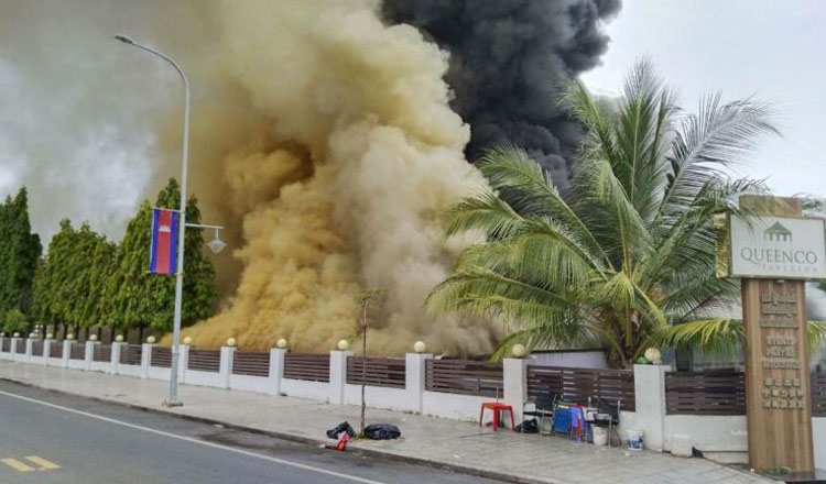 シアヌークビルのカジノで火災　原因は調査中