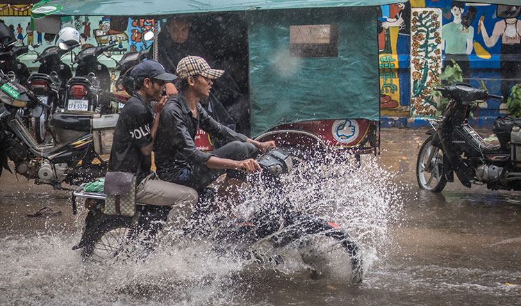 週間天気予報　カンボジアで各地で降雨、雷雨に注意予報