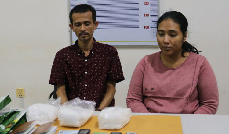 ポイペト　タイ人夫婦　麻薬５㎏所持で逮捕　28日入国時の所持品検査？