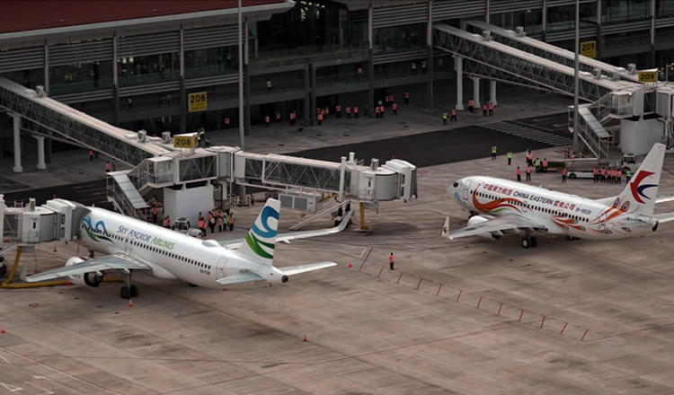 シェムリアップ・アンコール国際空港、空港飛行の試行を終了