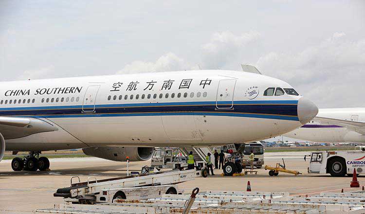 中国南方航空、12月から中国-カンボジア間の便をさらに再開