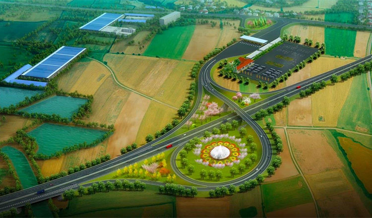 首相、プノンペン＝バベット高速道路を期限内に完成するよう建設企業に要請