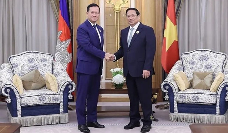 フン・マネ首相11日に公式ベトナム訪問、二国間関係のさらなる発展を期待