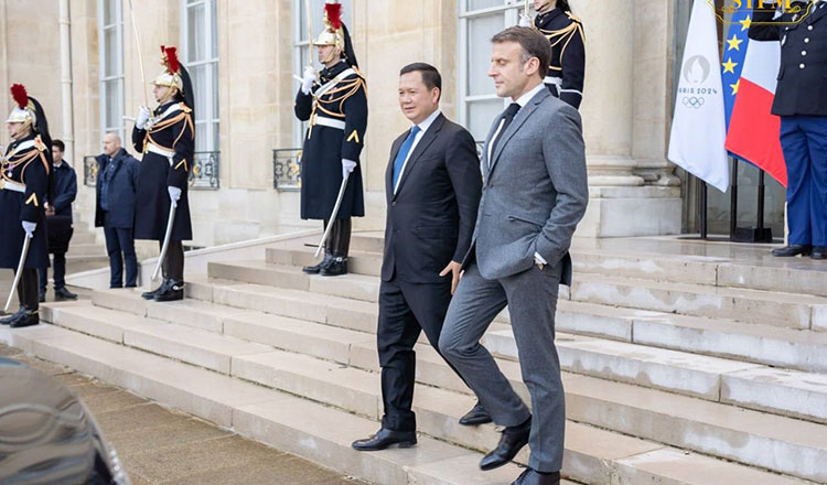 カンボジアとフランスは共同宣言で二国間協力の深化を確認