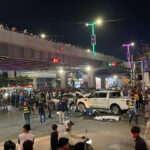 プノンペン　飲酒運転のピックアップトラックが複数の車両と衝突、4人死亡