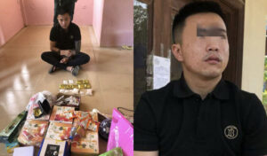 コンポンスプー州 麻薬密輸容疑で外国人逮捕