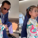 フン・セン元首相、幼い孫を連れ視力検診のため日本へ