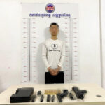 シアヌークビルで多くの中国人を「武器無許可所持」で逮捕