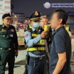 道路交通法の取り締まりで27日の一日で約500人に罰金を科した