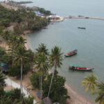 「ウサギ島」の新港の造成は50％完了、完成後の期待高まる