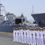 海上自衛隊の艦船2隻の親善訪問を終え、カンボジアを出航