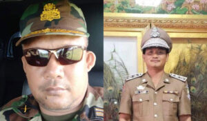 モンドリキリ州　区副長と区警察の警部が口論で共に武器を向けあう