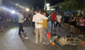 プノンペンで轢き逃げ事故　男性が圧死され、逃走運転手を捜索