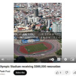 プノンペン　オリンピック・スタジアム、約50万ドル改修工事が間もなく終了