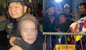 プノンペン　外国人からの深夜窃盗で2人（一人は女装）組を逮捕