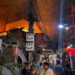 プノンペン中心部の家屋が火災で全焼、隣接住宅に延焼