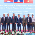 カンボジア代表団がラオスでの三国のCLV高官会議に参加