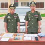 バッタンバン州　偽軍将校の詐欺師2人を逮捕