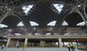 首相がカンダル州のテチョ新国際空港を視察する