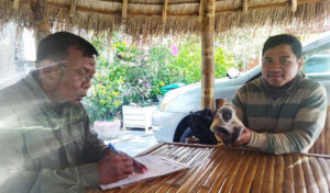 CI・カンボジア、生後2か月の「シルバーラングール」を救出