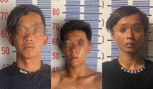 カンポットのボコール区で外国人標的にナタで襲撃する強盗3人組を逮捕