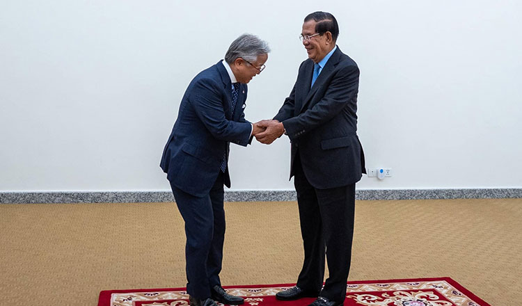 フン・セン前首相、日本との関係を新たな高みに引き上げると誓約