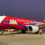 首相、エアアジア・カンボジア初のプノンペン着陸を歓迎