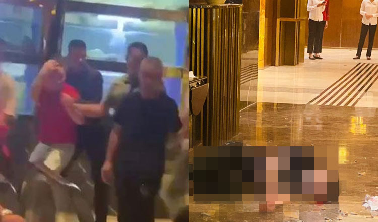 シハヌークビル、マフィア抗争？ホテルロビーでナイフ乱闘　中国人重傷