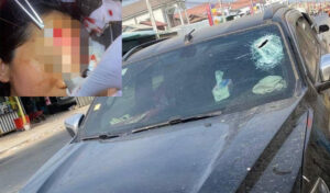 プノンペンで10代暴徒ら捜索 車3台に投石で女性運転手が重症、他3人が負傷