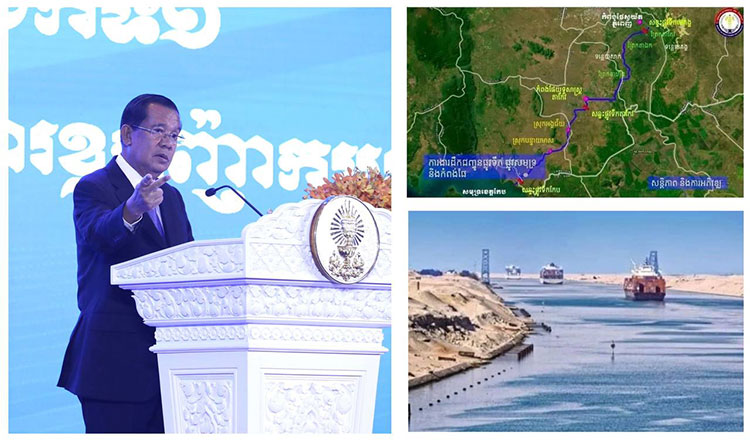 元首相「運河ができれば、カンボジア製品輸送はベトナムの承認に依存しない」
