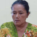 バッタンバン州　睡眠中の姪を斧で殺害し叔母を逮捕