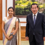 カンボジア・インド、今後の直行便開設を祝う