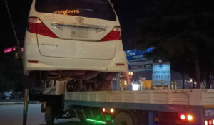 スバイリエン州　中国人運転手による事故で男性が重傷