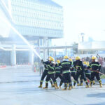 国家警察は、現場からの救助と避難の強化訓練、イオンモール３で実施