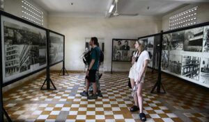 クメールルージュ（ポルポト派）による犠牲者の追悼式