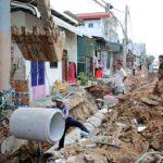 プノンペン　雨季の洪水被害地域でインフラ対策が始まる