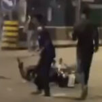 プノンペン　空港通りで不良少年グループの乱闘