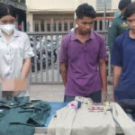 プノンペンで偽の男女警官3人が逮捕される