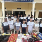 バベットのカジノ地区　麻薬と銃の押収で、ベトナム人14人が逮捕