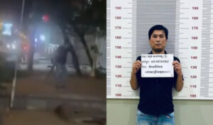 プノンペン 軍将校、嫉妬のため脅迫に無許可武器持ち出しで拘留